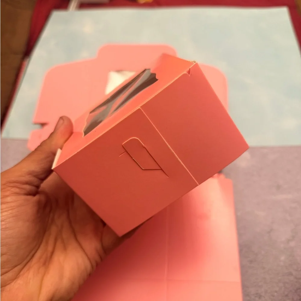 Set 100 box. Pink Gift Box